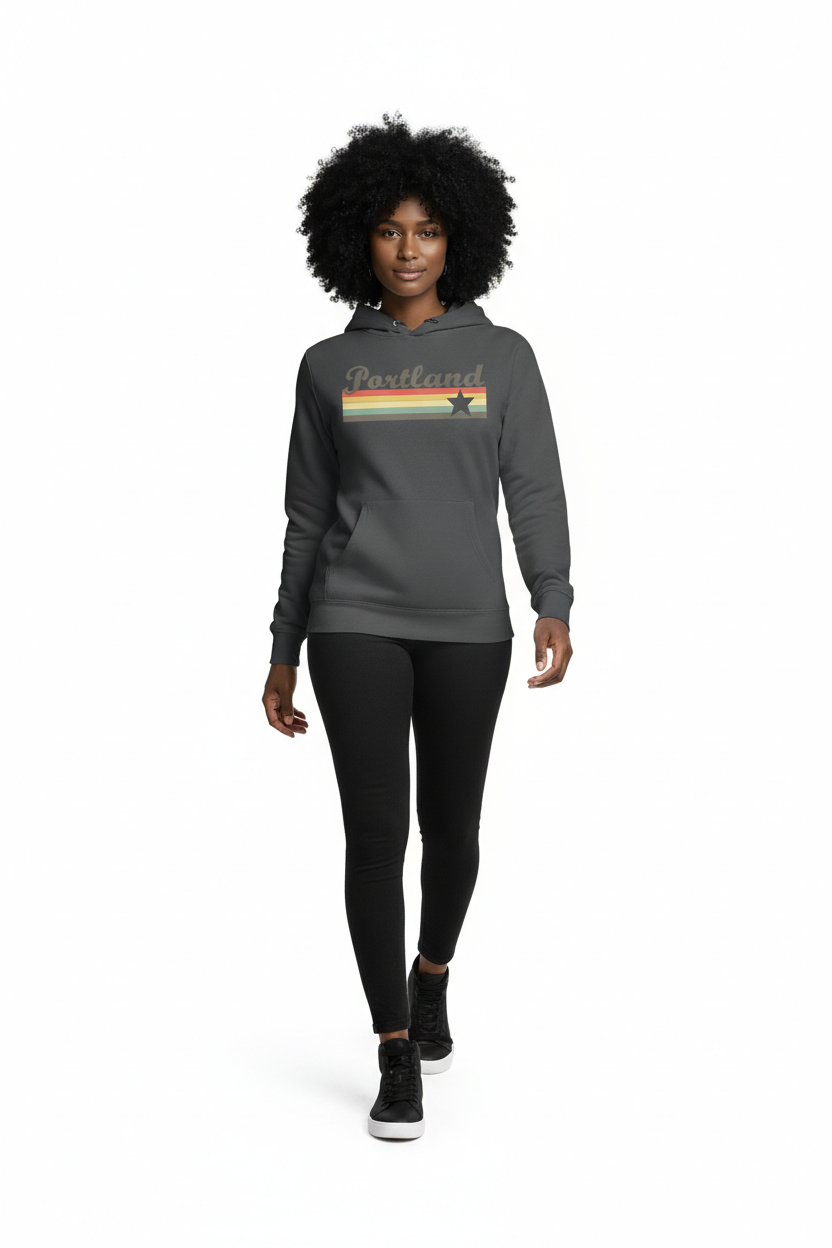 Classic Portland Logo Hoodie~Space Grey