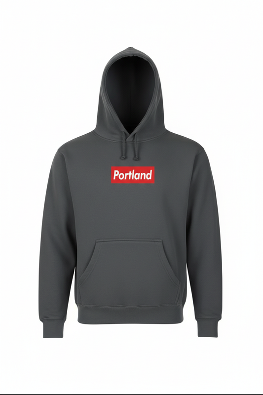 Portland Block Logo~Space Grey